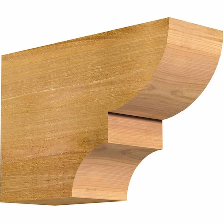 Ekena Millwork Ridgewood Rough Sawn Rafter Tail, Western Red Cedar, 6"W x 12"H x 18"L RFT06X12X18RID00RWR